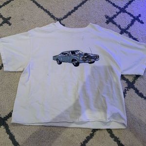 John galt/brandy Melville motor show cropped tee